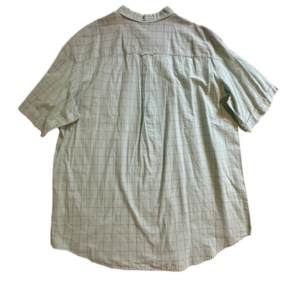 NWT Izod Seaport Aqua Sky Poplin Button Down 2XL - Picture 2 of 8